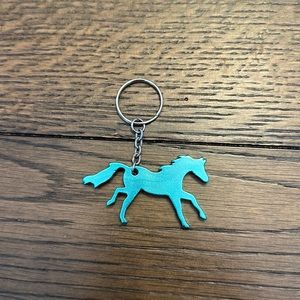 NWT Galloping Horse Key Chain. 'Lila'' Running Horse Keychain.